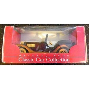 Classic Car Collection Natural Wood